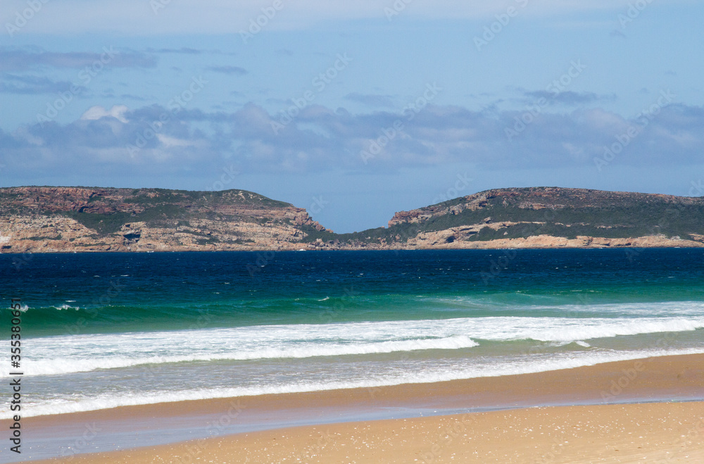 View of the beach and Pensinsula at Plettenberg Bay, South Africa View of the beach and Pensinsula at Plettenberg Bay, South Africa