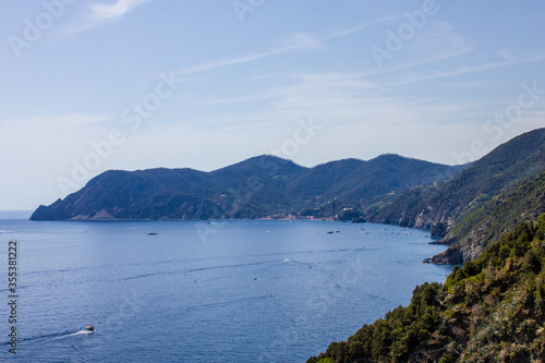 View from the Hiking Trail from Corniglia to Vernazza, Cinque Terre, Italy © 80-20
