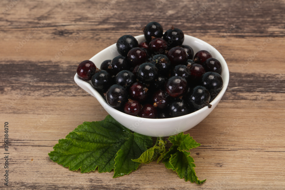 Fresh ripe sweet black currant Fresh ripe sweet black currant