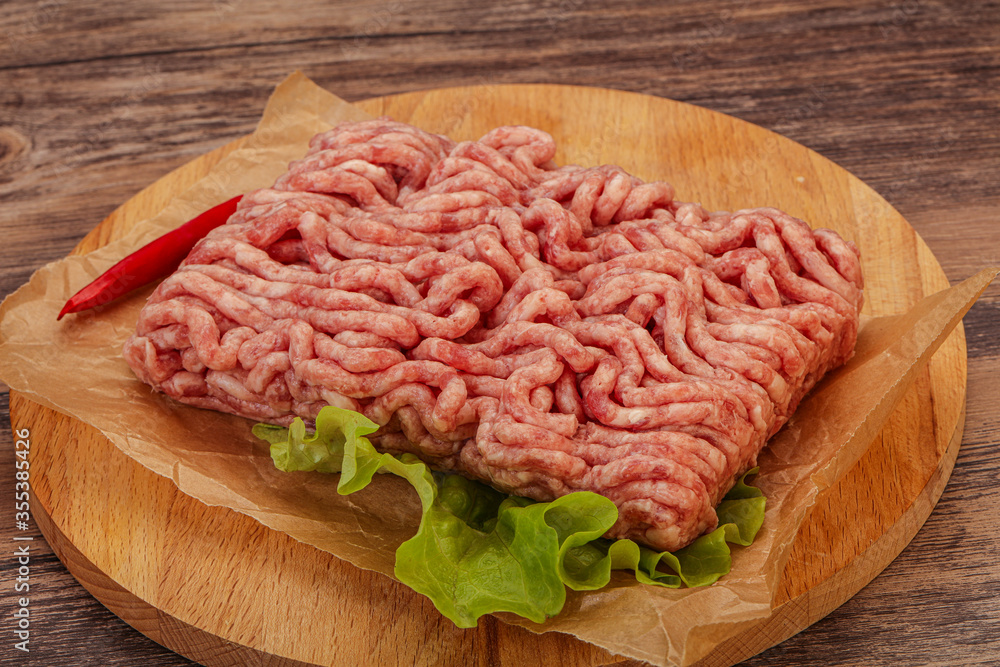 Raw Minced pork meat for cooking Raw Minced pork meat for cooking