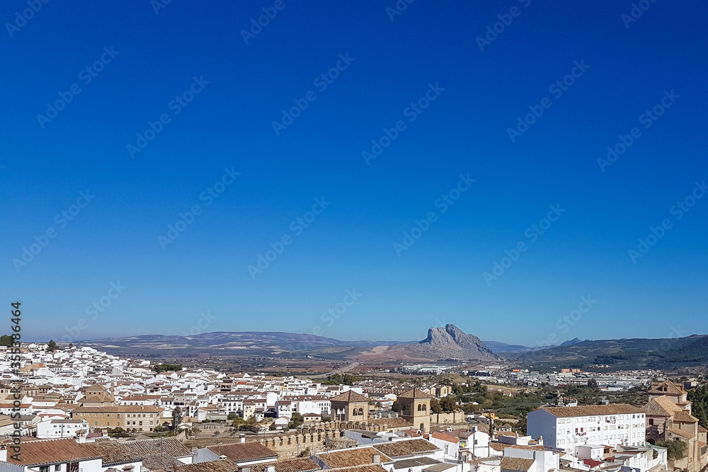 Overview of the city of Antequera