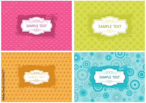 Abstract Seamless Geometric...