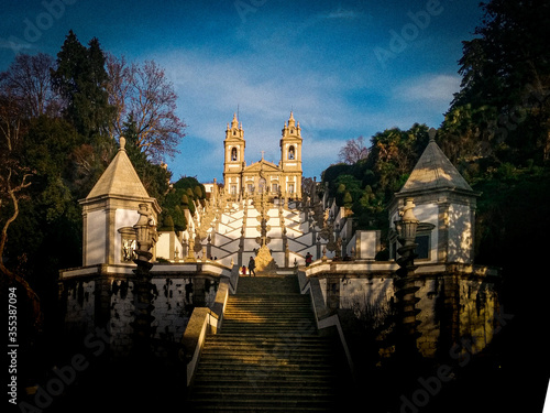 stairs of Cathedral of Braga, Portugal