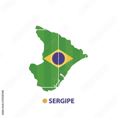sergipe state map photo