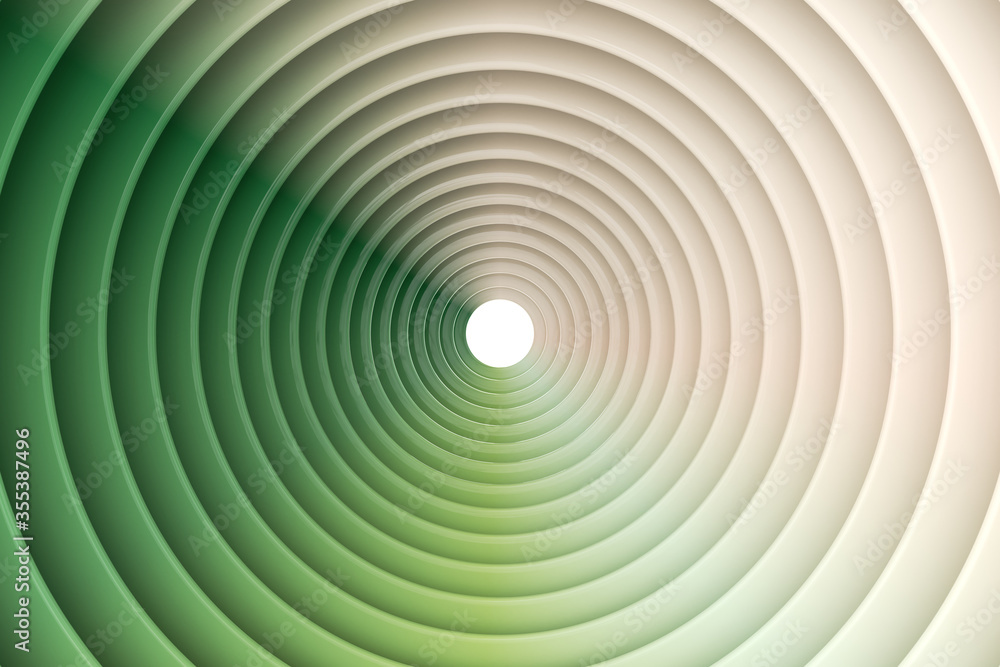 Fototapeta premium Abstract circular background. 3d rendering - illustration.