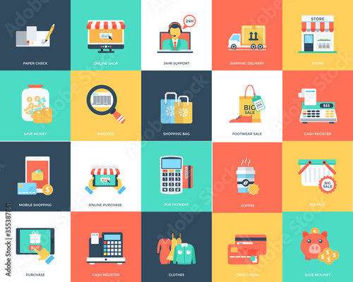 Shopping and Commerce Icons 