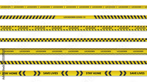 Concept of national lockdown due to coronavirus. announce movement control order emergency state restrictions to combat the spread of the virus. vector design.