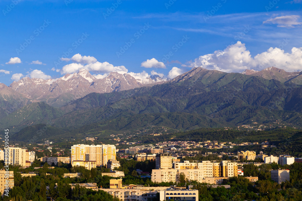 Almaty mountains summer