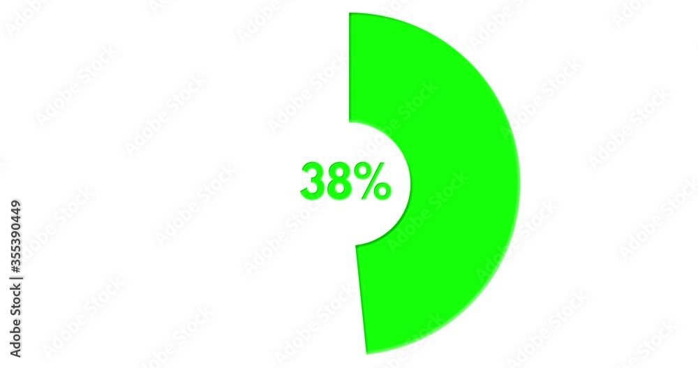 Green screen loading circular graph bar animation chroma key Green screen loading circular graph bar animation chroma key