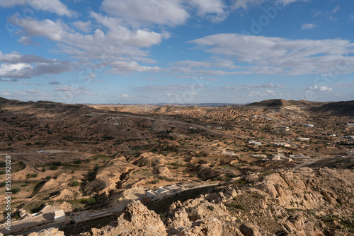 The Dahar, southern region of tunisia, land of ksour, beginning of the sahara photo