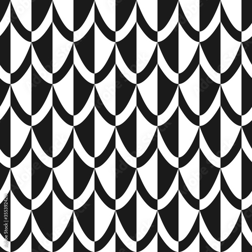 Seamless geometric abstract pattern three dimensional shape.