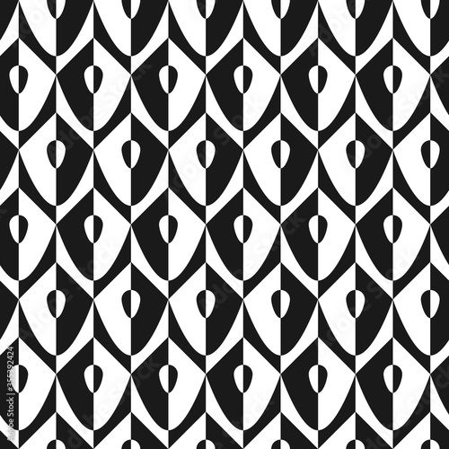 Seamless geometric abstract pattern three dimensional shape.