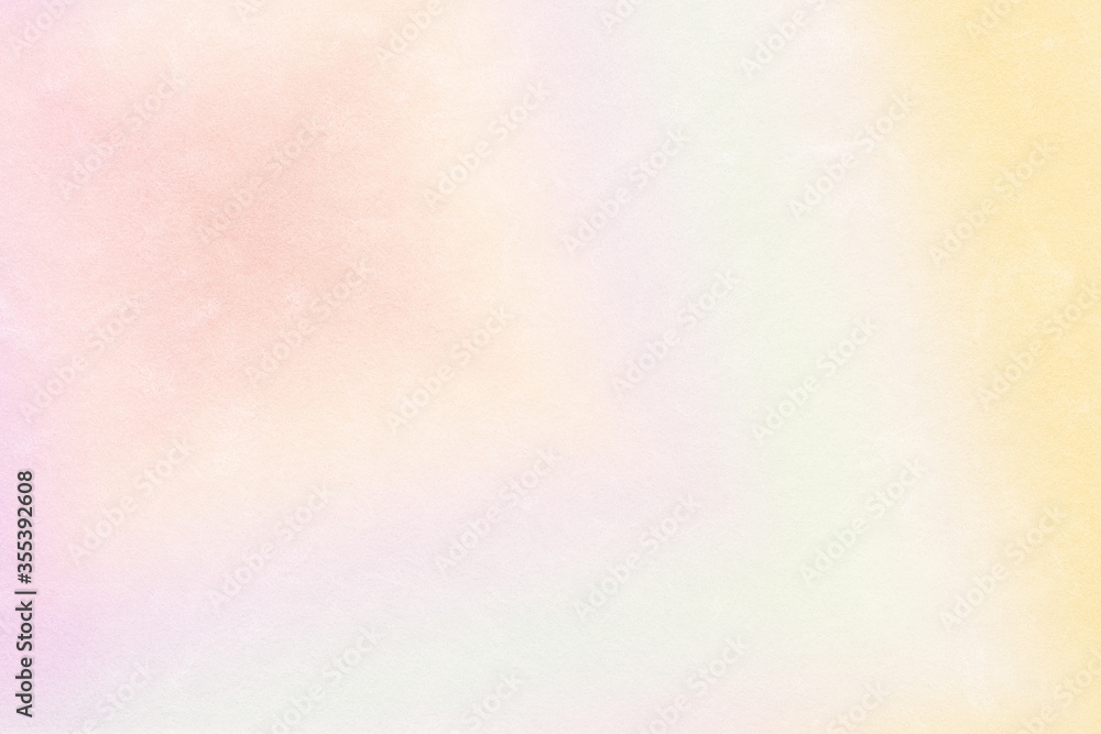 Multicolored pastel abstract background.Gentle tones paper texture. Light gradient.  The colour is soft and romantic. - obrazy, fototapety, plakaty 