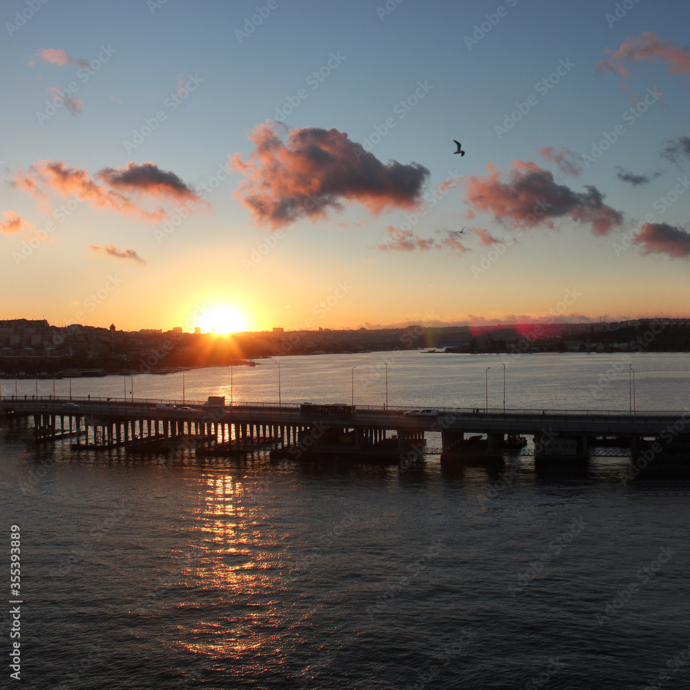Obraz premium View of Golden Horn Halic, Istanbul