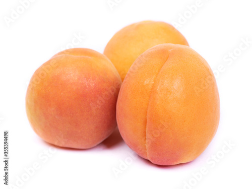 Group of fresh apricots