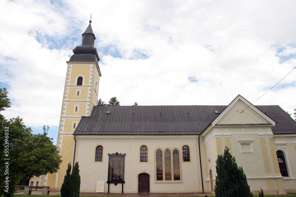 Church of St. John the Baptist in Sveti Ivan Zabno, Croatia