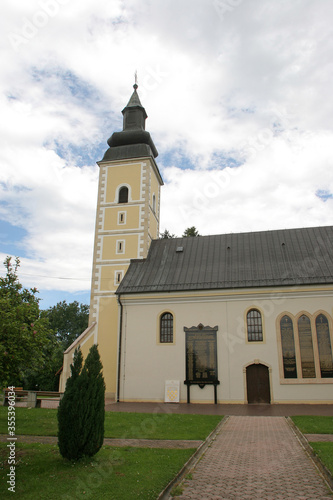 Church of St. John the Baptist in Sveti Ivan Zabno, Croatia photo