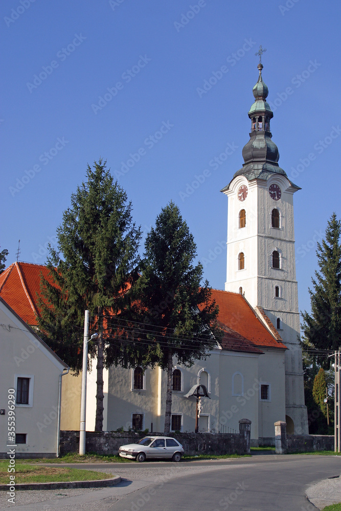 Church of St. Vitus in Brdovec, Croatia