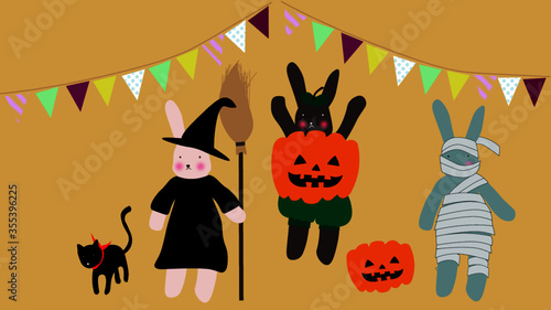 うさぎハロウィーン