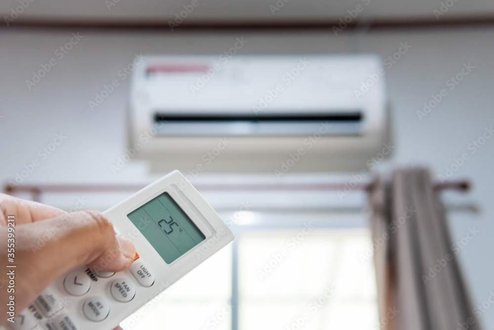 Air condition control by using remote control Air condition control by using remote control