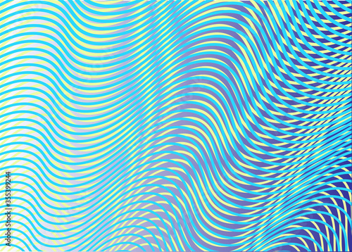 Soft gradient linear light blue background with color blending and holographic moire effect. Perfect for web site banner, background saver, cover, mobile accessories.