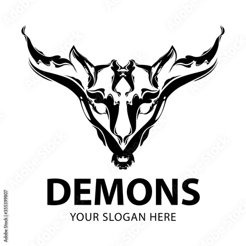 Demons logo vector