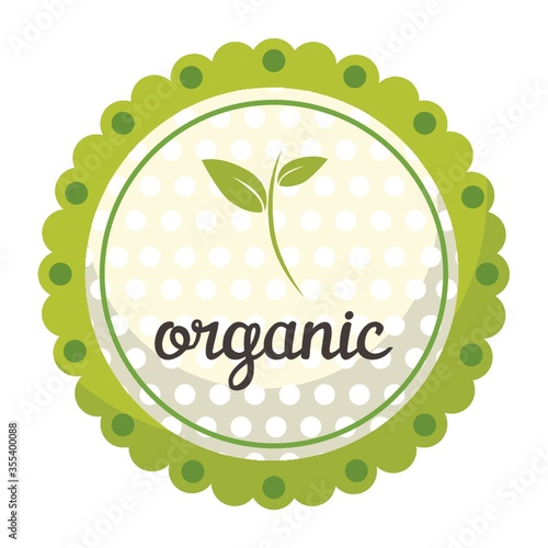 Organic product label.