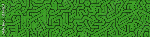 Colour Hexagon Tile Connection art background design illustration