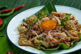 Fresh squid Thai spicy salad