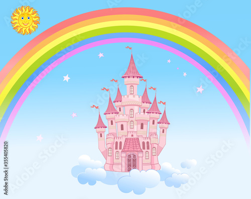 Sun Rainbow and Air Castle