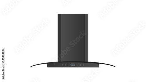 Cooker hood. Cooker hood isolated on a white background. Vector.