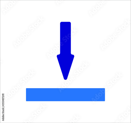 download icon. illustration for web and mobile design. Free Download download icon. illustration for web and mobile design. - GFXLoad