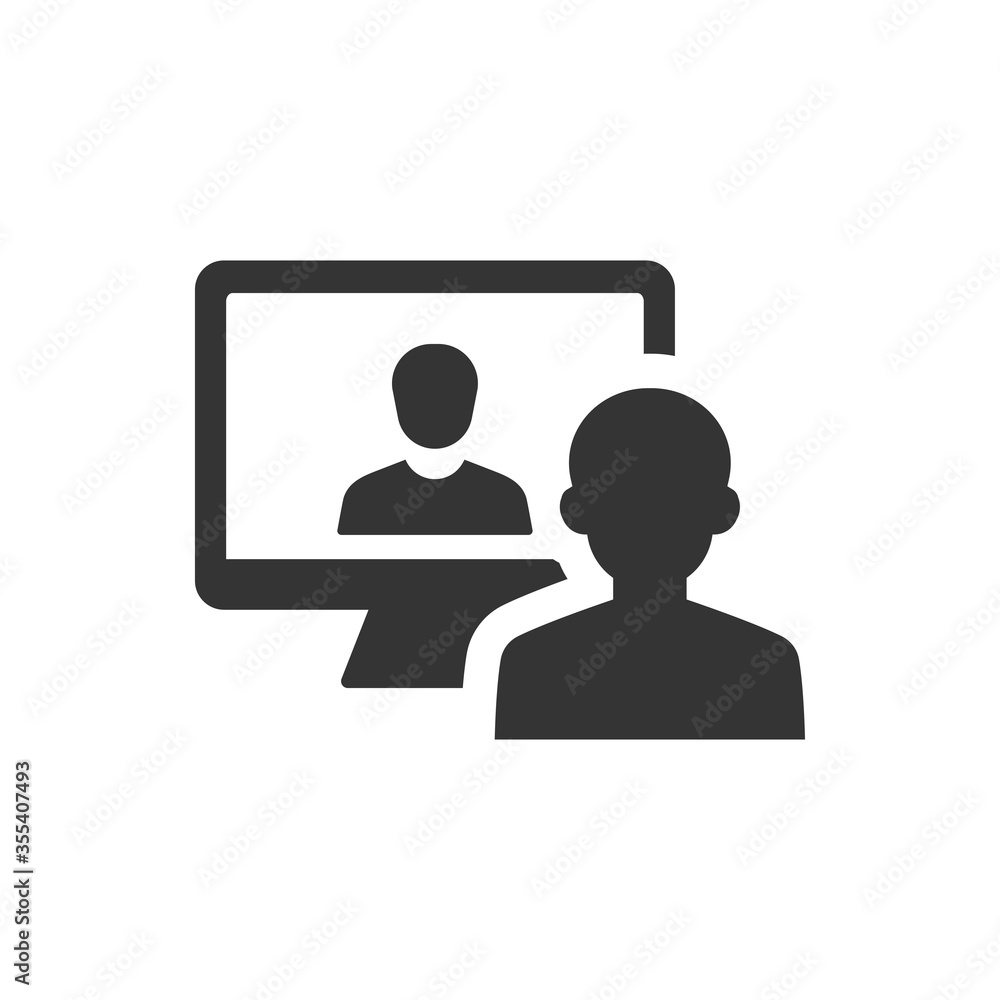 Online Interview Icon Online Interview Icon