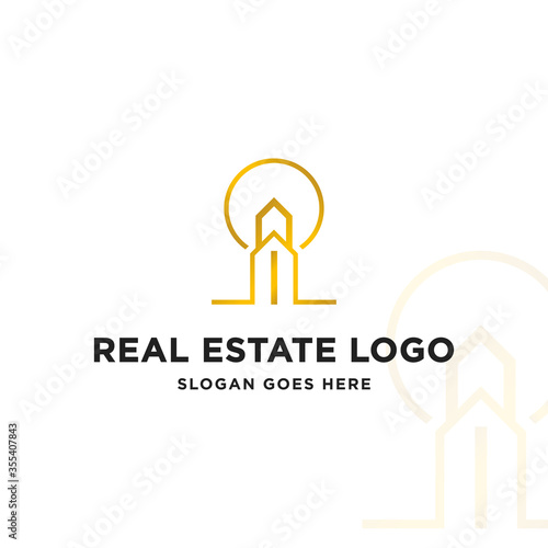 Simple and Modern Real Estate Logo Template for your Business