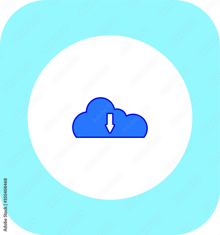 download icon. illustration for web and mobile design. download icon. illustration for web and mobile design.