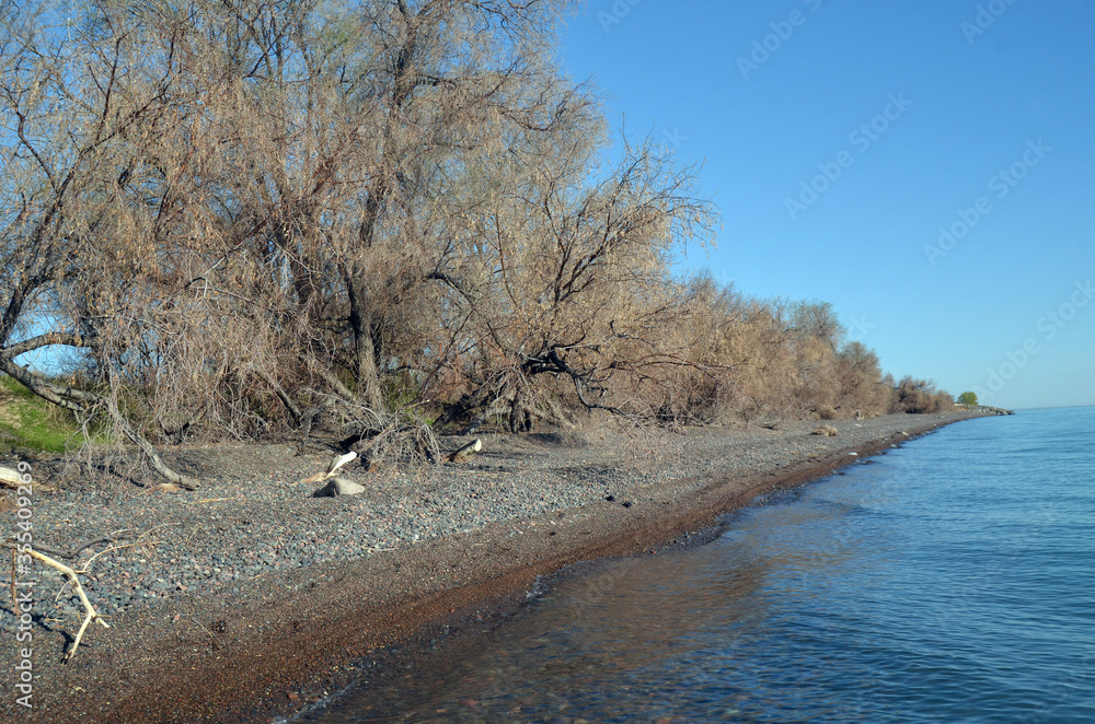 Balkhash lake, central Kazakhstan