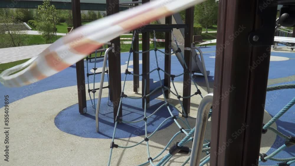 Playground closed with quarantine Playground closed with quarantine