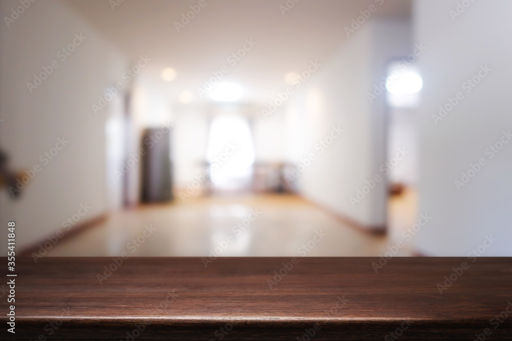 Empty desk platform indoor room house background. For product display montage. Empty desk platform indoor room house background. For product display montage.