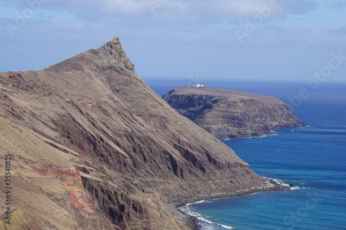 Mountains, peaks, porto santo island, October 2019 photo