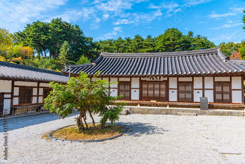 Seongyojang house at Gangneung, Republic of Korea photo