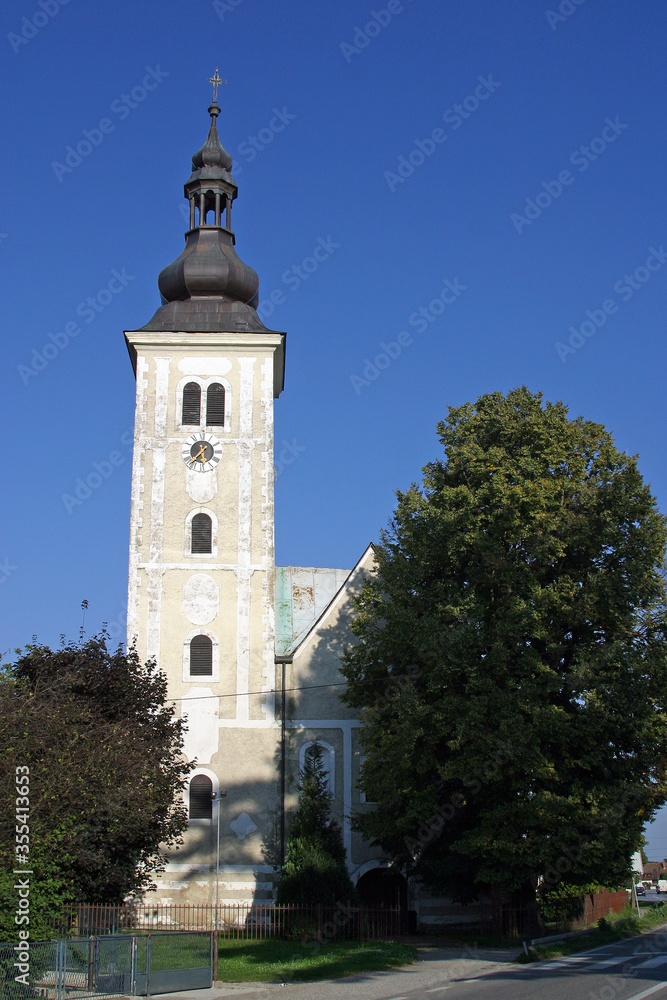 Parish Church of the Assumption of the Virgin Mary in Pescenica, Croatia