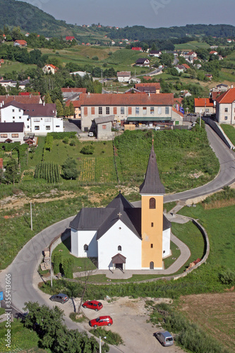 Parish Church of the Holy Trinity in Radoboj, Croatia photo