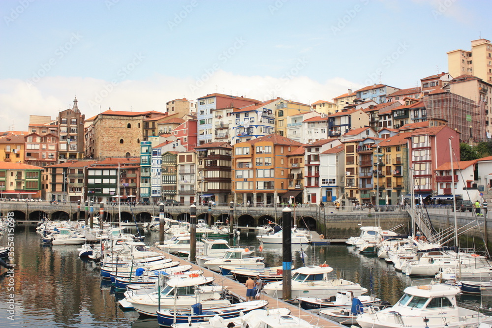 Village coloré de Bermeo Pays Basque Espagne