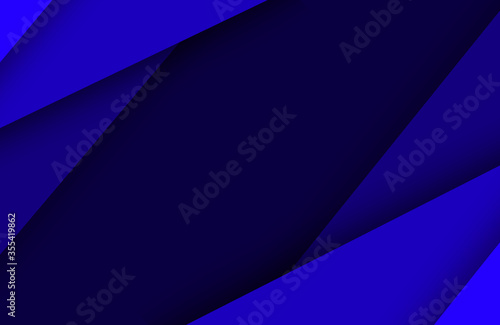 Blue turquoise and Blue background overlap layer on dark space for background design