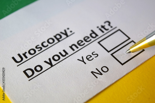 One person is answering question about uroscopy.