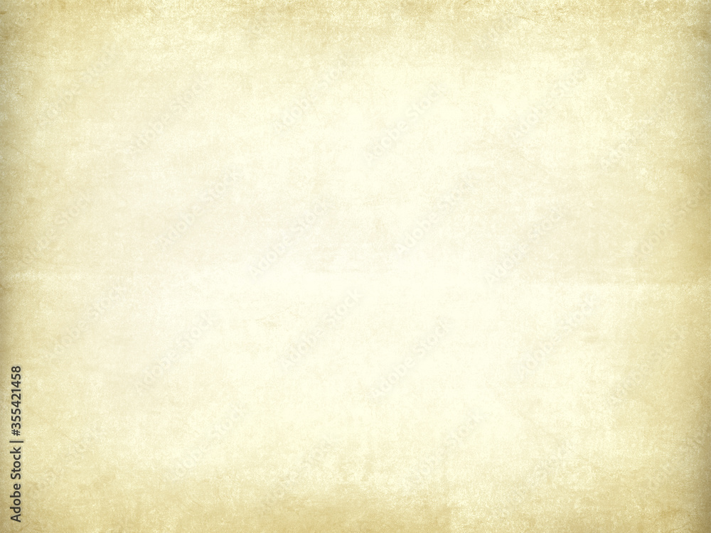 Old paper surface for graphics and text, old yellow paper Brown border