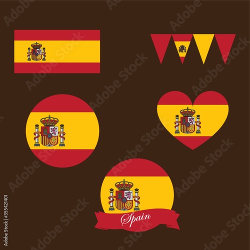 spain flag icons