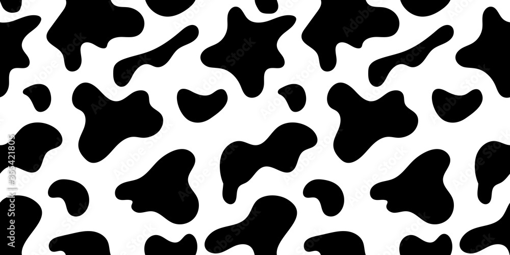 vector image of a cow pattern vector image of a cow pattern