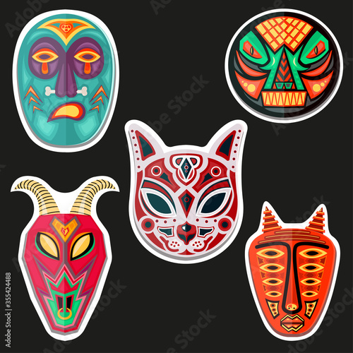 African masks