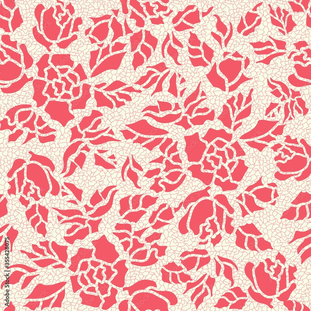 Seamless floral pattern in folk style with wildflowers, leaves. Hand drawn. Vector illustration Seamless floral pattern in folk style with wildflowers, leaves. Hand drawn. Vector illustration